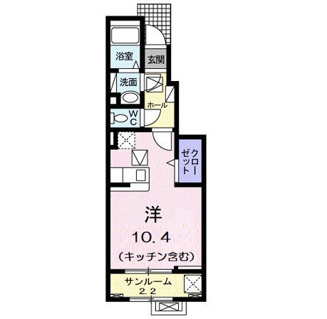 アミスターＫ　Ⅱの物件間取画像